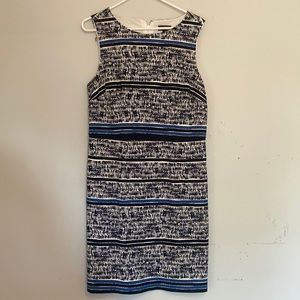 Navy Striped Dress from The Limited, size LG